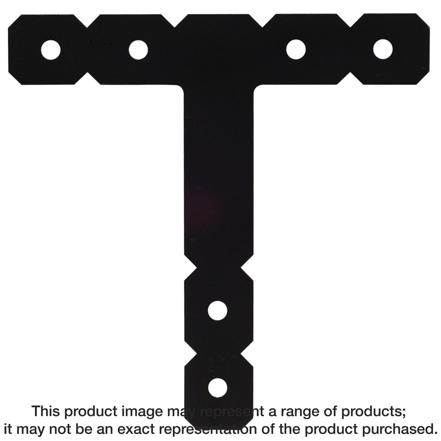 Simpson Strong-Tie OT OT 12 in. x 12 in. Black Powder-Coated Ornamental T Strap
