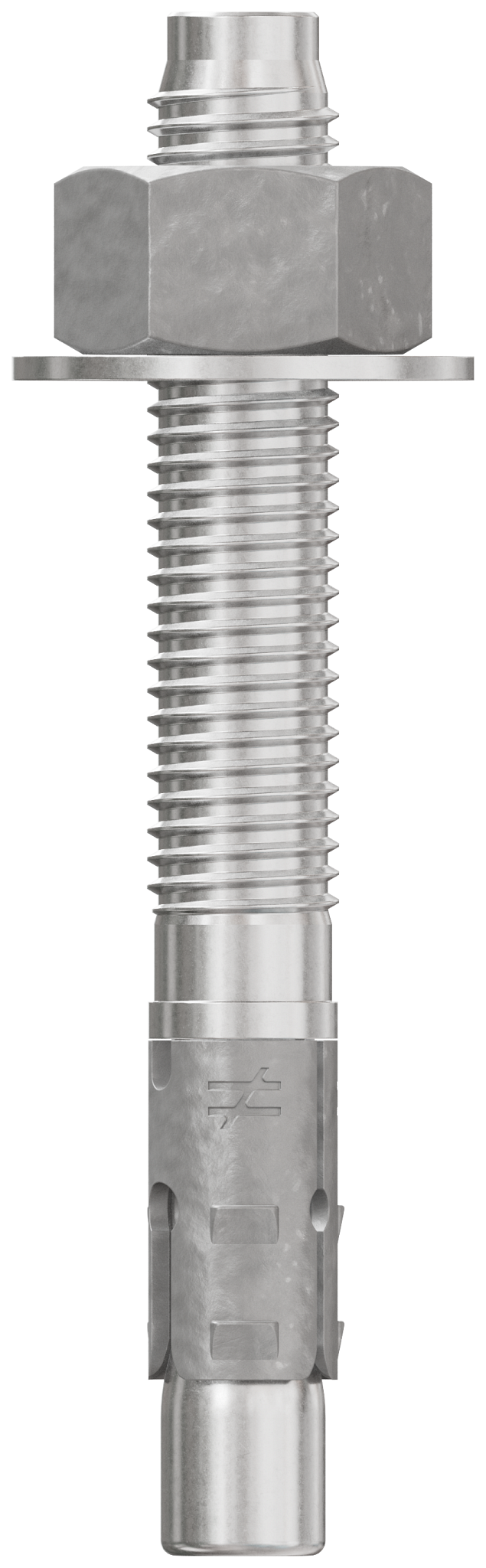 Simpson Strong-Tie STB2-62500S6F20 Strong-Bolt® 2 — 5/8 in. x 5 in. Type 316 Stainless-Steel Wedge Anchor, Fully Assembled (20-Qty) (Pack of 2)