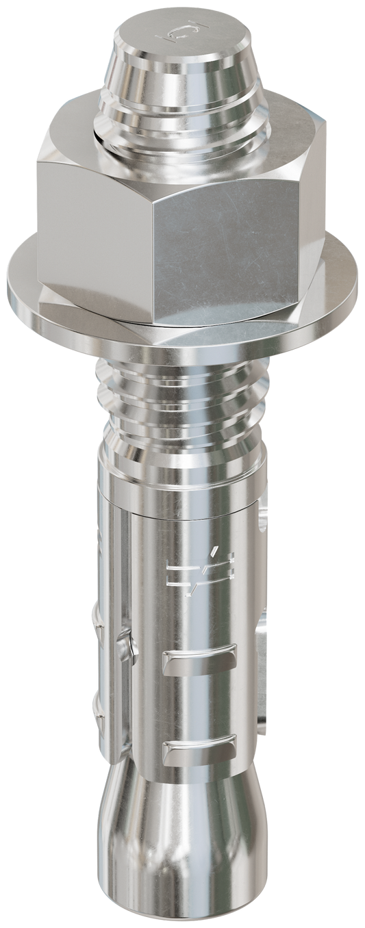 Simpson Strong-Tie STB2-502344SSR25 Strong-Bolt® 2 — 1/2 in. x 2-3/4 in. Type 304 Stainless-Steel Wedge Anchor (25-Qty) (Pack of 5)