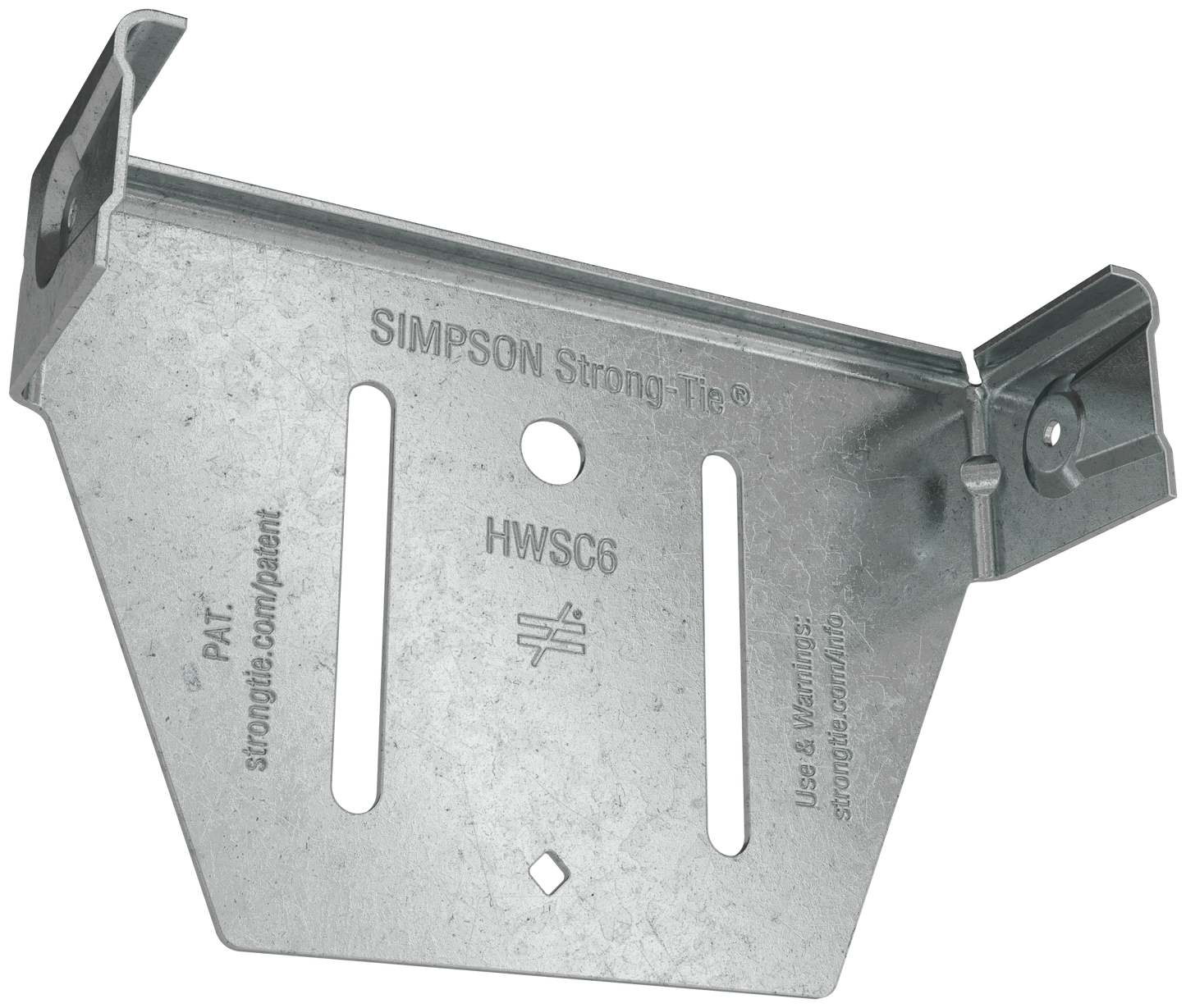 Simpson Strong-Tie HWSC6-KT HWSC™ 5-3/4 in. Head-of-Wall Slide-Clip Connector w/ Screws (50-Qty) (Pack of 48)