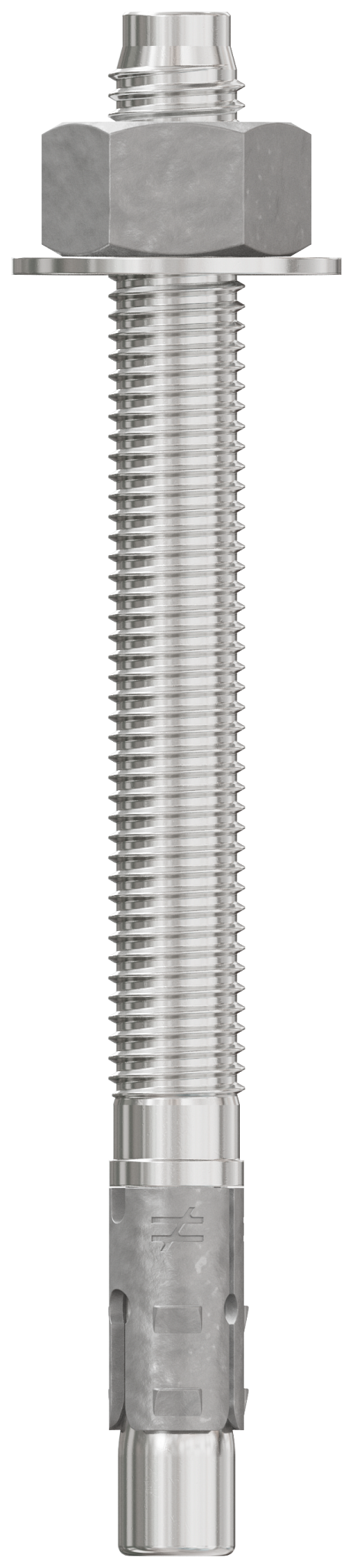 Simpson Strong-Tie STB2-62700S4F20 Strong-Bolt® 2 — 5/8 in. x 7 in. Type 304 Stainless-Steel Wedge Anchor, Fully Assembled (20-Qty)