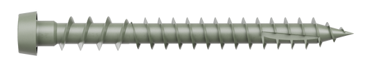 Simpson Strong-Tie DCU2GRR350 Deck-Drive™ DCU COMPOSITE Screw — #10 x 2 in. T20, Quik Guard®, Gray (350-Qty) (Pack of 600)