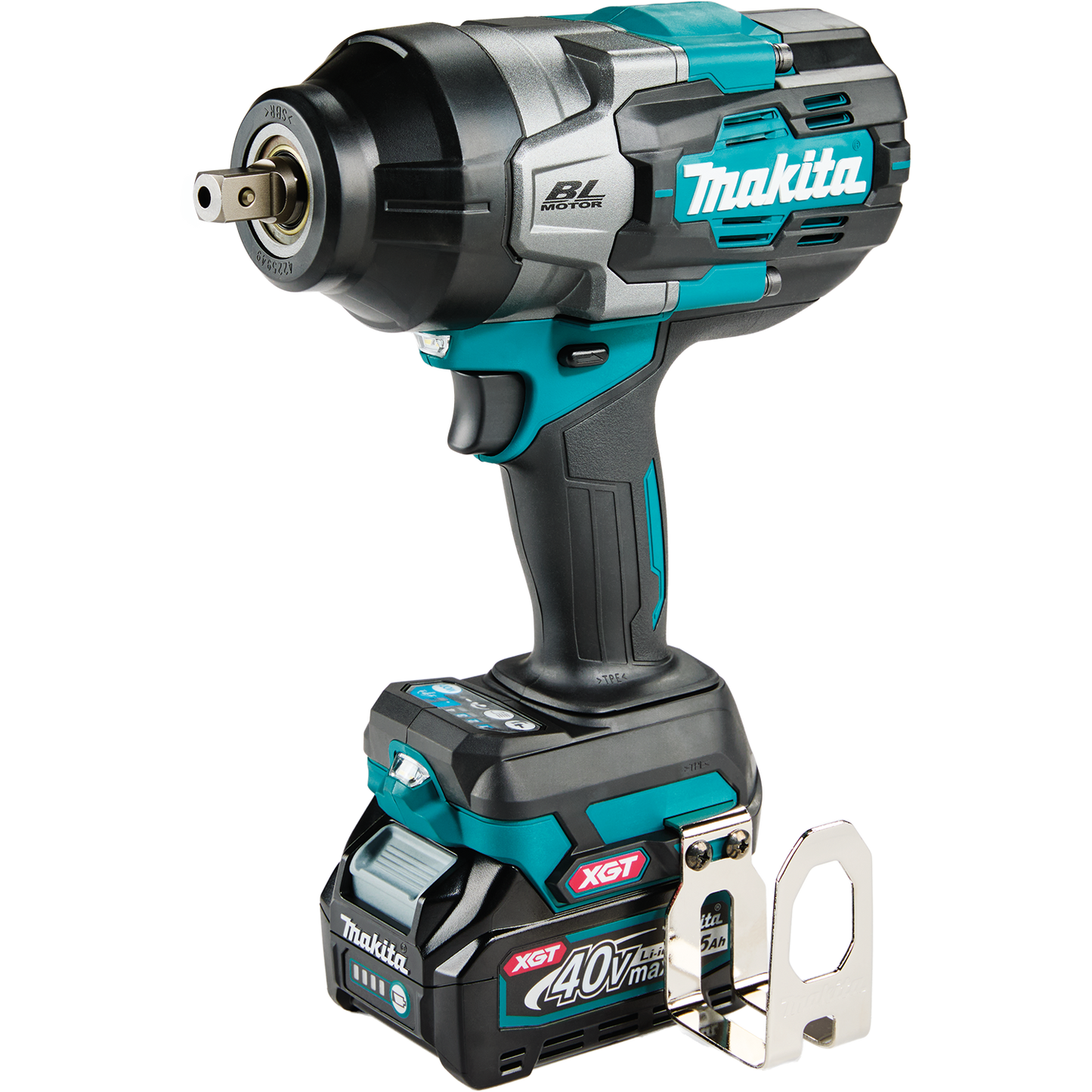 Makita GWT03D 40V max XGT® Brushless Cordless 4-Speed High-Torque 1/2" Sq. Drive Impact Wrench Kit w/ Detent Anvil (2.5Ah)