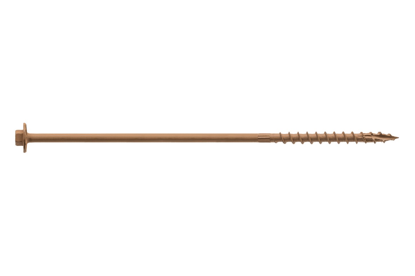 Simpson Strong-Tie SDWH19800SS-R10 Strong-Drive® SDWH™ TIMBER-HEX SS Screw — 0.185 in. x 8 in. 5/16 Hex, Type 316 (10-Qty) (Pack of 6)