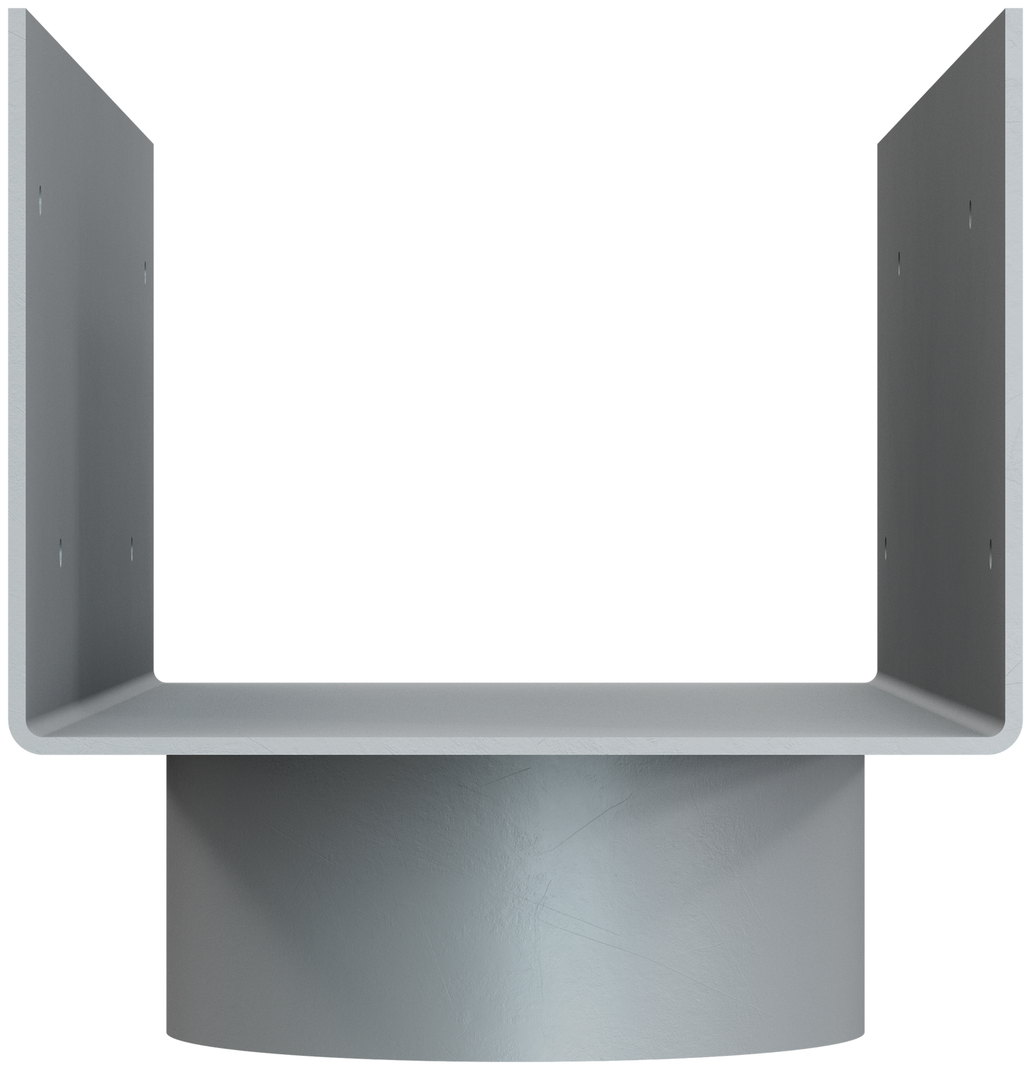 Simpson Strong-Tie LCC5.25-4 LCC 5-3/8 in. Column Cap for 4 in. Outside Diameter Lally Column (Pack of 6)
