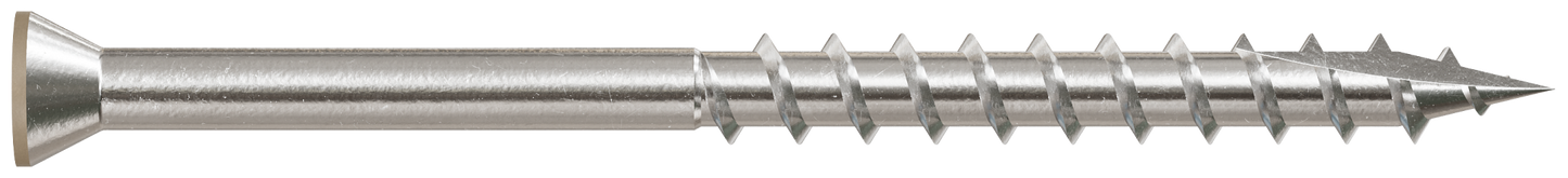 Simpson Strong-Tie T07225FT70BR05 Trim-Head Screw, 6-Lobe Drive — #7 x 2-1/4 in. T-15 Type 316, Brown 05 (70-Qty) (Pack of 5)