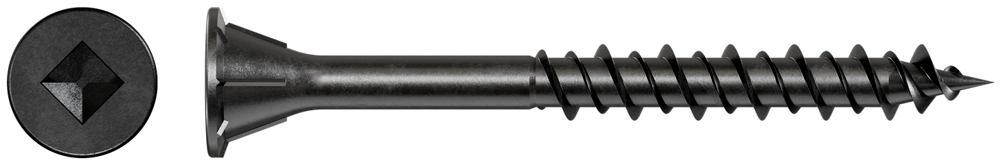 Simpson Strong-Tie WSHL134S7 WSHL Subfloor Screw (Collated) — #7 x 1-3/4 in. #2 Square Drive, Gray Phosphate (2000-Qty) (Pack of 100)