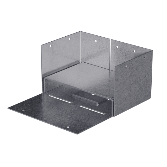 Simpson Strong-Tie ABW66RZ ABW ZMAX® Galvanized Adjustable Standoff Post Base for 6x6 Rough