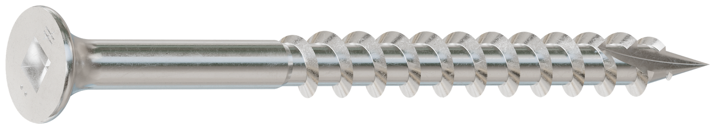Simpson Strong-Tie S10250DBB Bugle-Head Wood Screw, Square Drive — #10 x 2-1/2 in. #2 Square, Type 305 (2000-Qty) (Pack of 64)