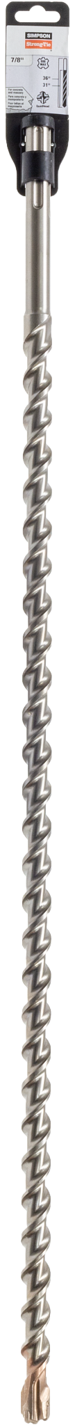 Simpson Strong-Tie MDMX08736Q 7/8 in. x 36 in. SDS-max® Shank Quad-Head Drill Bit