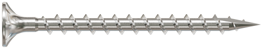 Simpson Strong-Tie T08225WQ1 Fiber-Cement Screw — #8 x 2-1/4 in. #2 Square Wafer-Head, Type 316 (100-Qty) (Pack of 800)