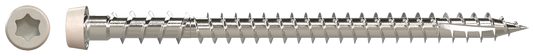 Simpson Strong-Tie DCU234S316GR05 Deck-Drive™ DCU COMPOSITE Screw (Collated) — #10 x 2-3/4 in. Type 316, Gray 05 (1000-Qty) (Pack of 64)