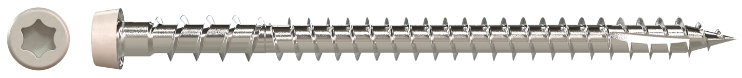 Simpson Strong-Tie DCU234MB305GR05 Deck-Drive™ DCU COMPOSITE Screw — #10 x 2-3/4 in. T20, Type 305, Gray 05 (1750-Qty)