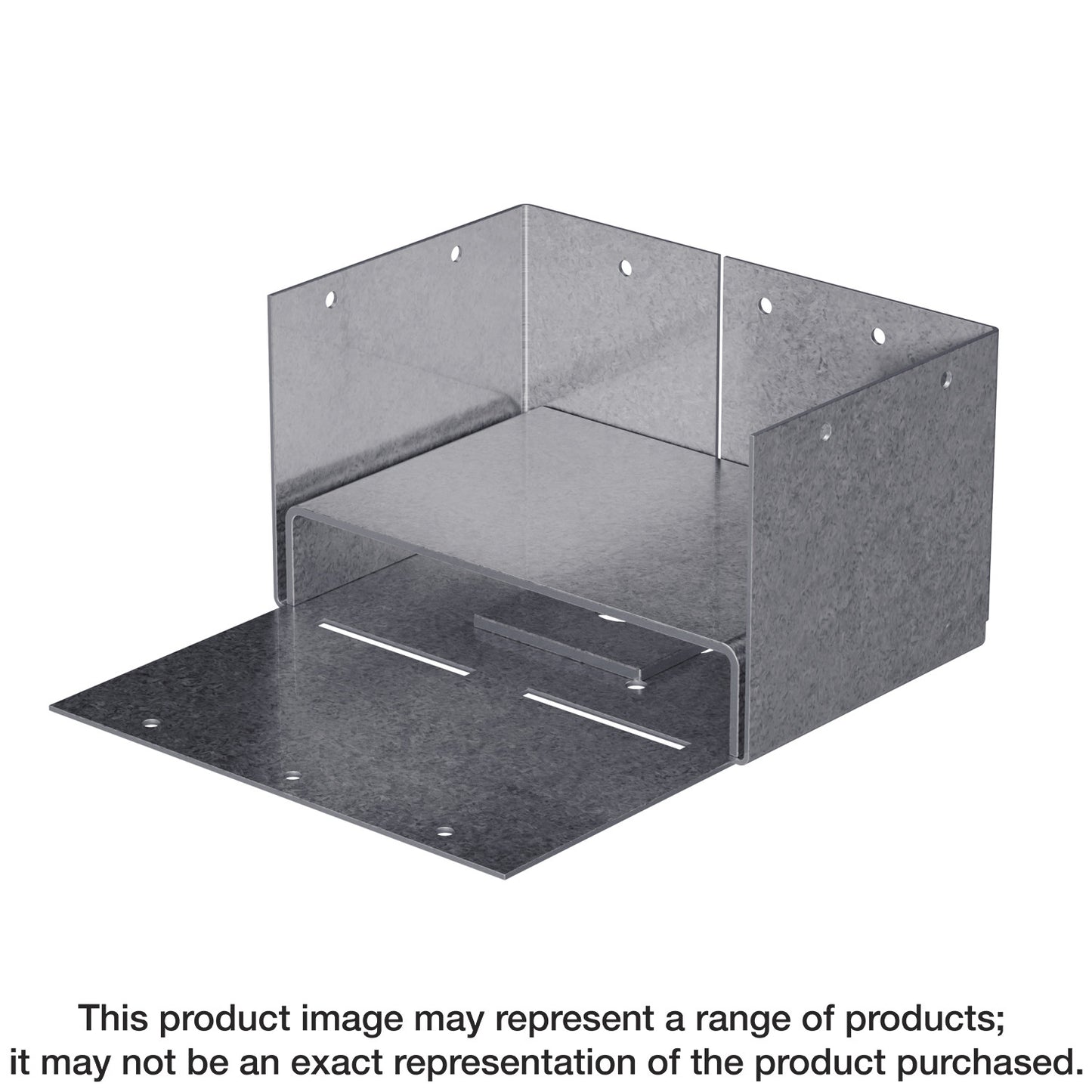 Simpson Strong-Tie ABW46RZ ABW ZMAX® Galvanized Adjustable Post Base for 4x6 Rough