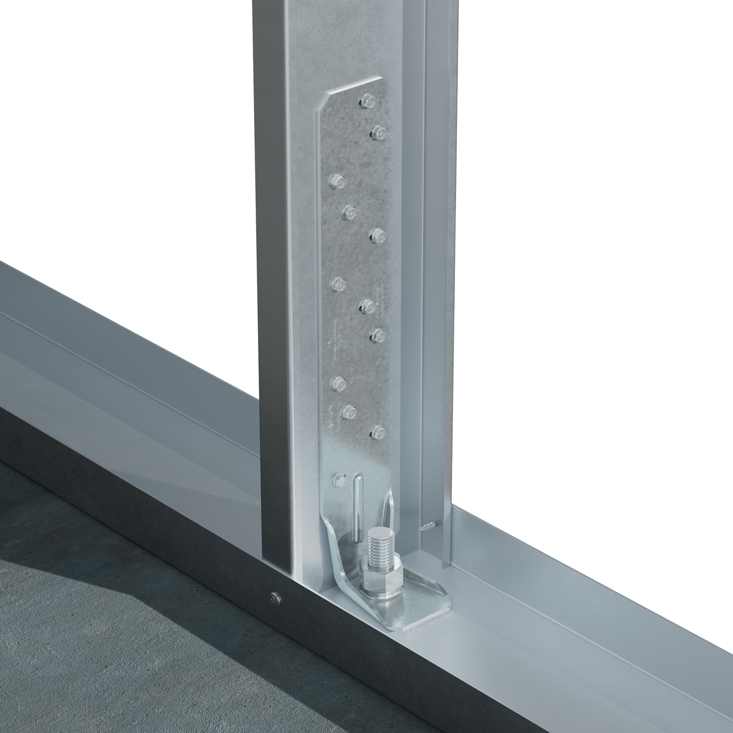 Simpson Strong-Tie S/LTTP2 S/LTTP2 Galvanized Tension Tie for Cold-Formed Steel