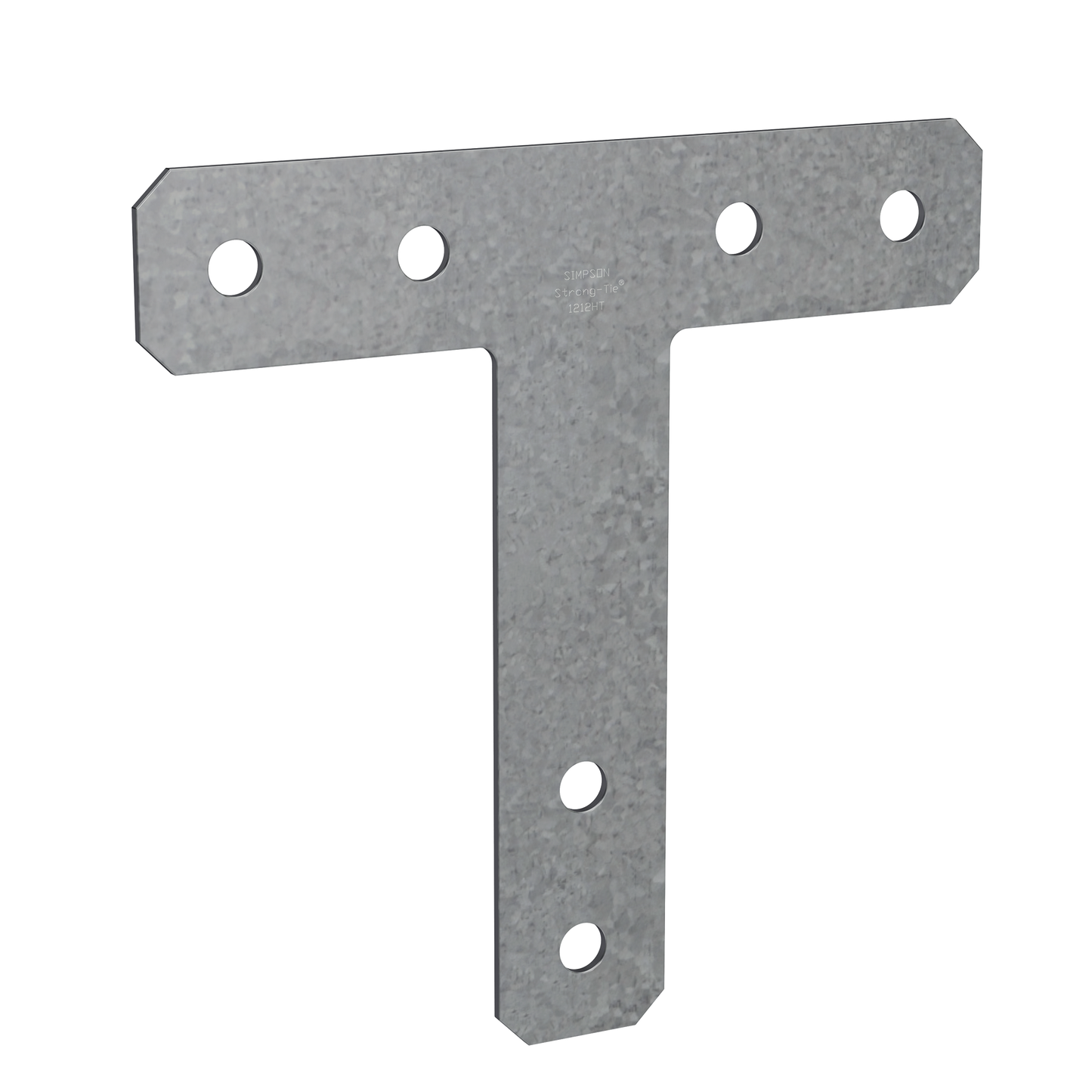 Simpson Strong-Tie 1212HT HT 12 in. x 12 in. 7-Gauge Galvanized Heavy T Strap (Pack of 5)