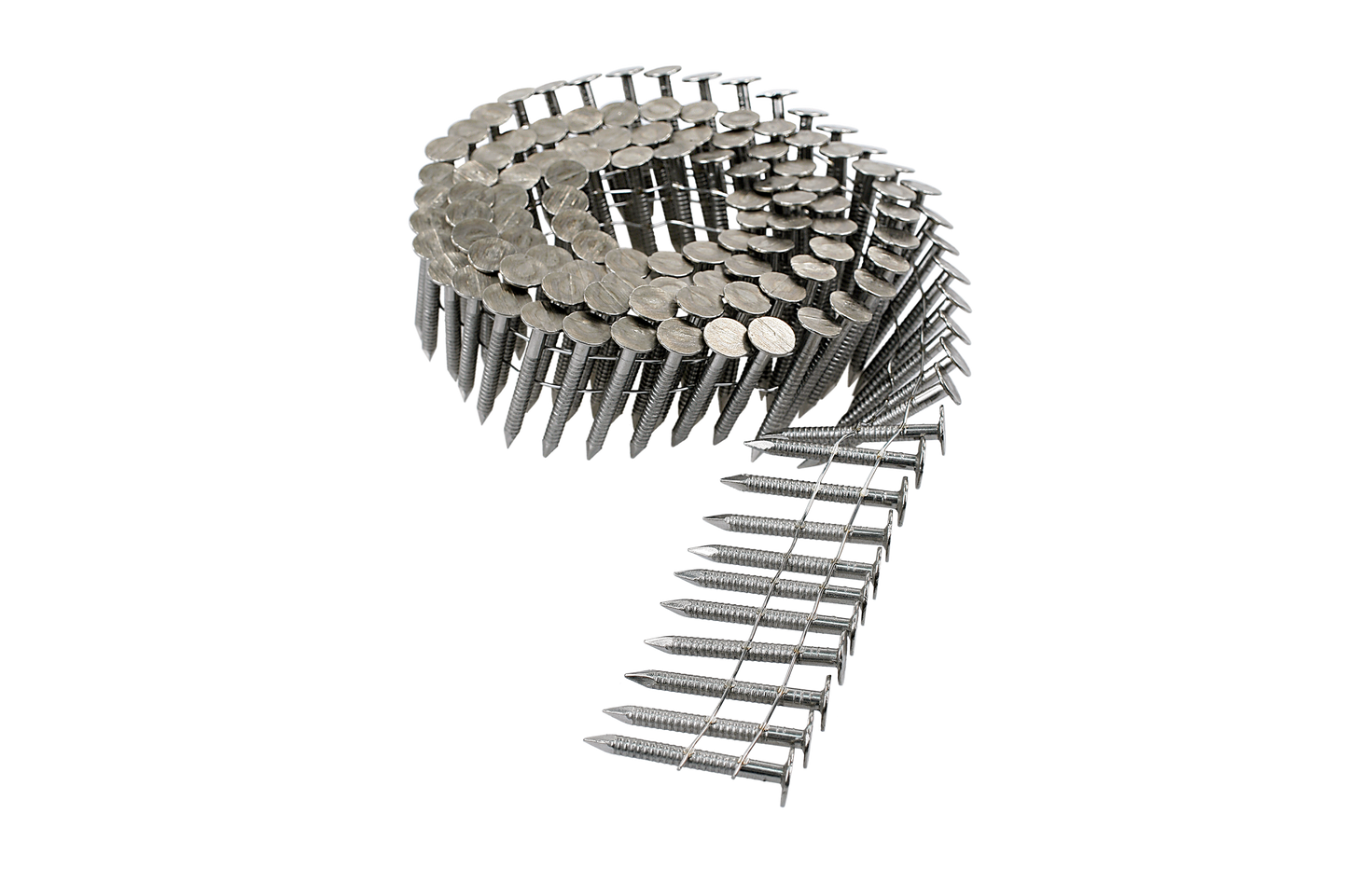 Simpson Strong-Tie S11A125RNBP 15° Wire Coil, Full Round Head, Ring-Shank Roofing Nail — 1-1/4 in. Type 304 (720-Qty) (Pack of 4)