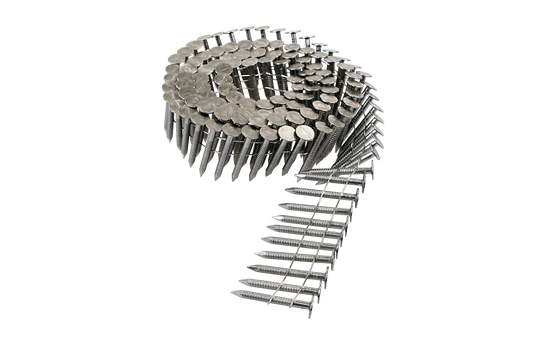 Simpson Strong-Tie S11A125RNB 15° Wire Coil, Full Round Head, Ring-Shank Roofing Nail — 1-1/4 in. Type 304 (7200-Qty)