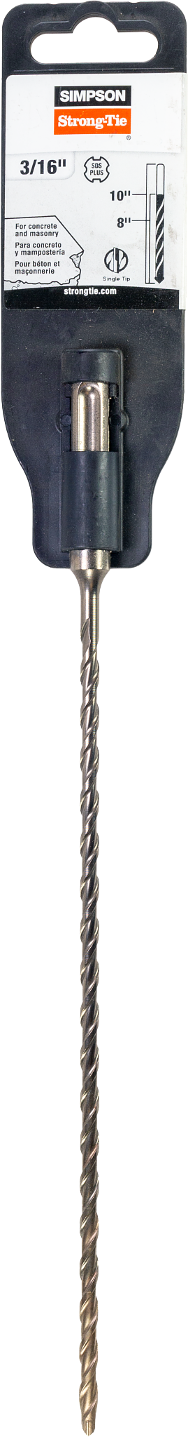 Simpson Strong-Tie MDPL01810 3/16 in. x 10 in. SDS-plus® Shank Drill Bit