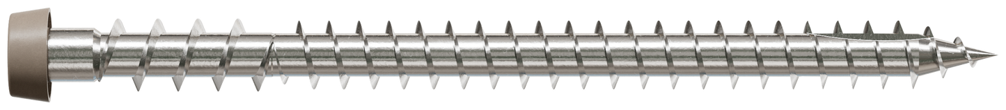 Simpson Strong-Tie DCU234C316GR01 Deck-Drive™ DCU COMPOSITE Screw — #10 x 2-3/4 in. T20, Type 316, Gray 01 (70-Qty) (Pack of 600)