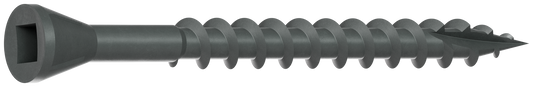 Simpson Strong-Tie DTHQ2S Trim-Head Screw, Type-17 Point — #8 x 2 in. #2U Square Drive, Quik Guard® (2000-Qty) (Pack of 100)