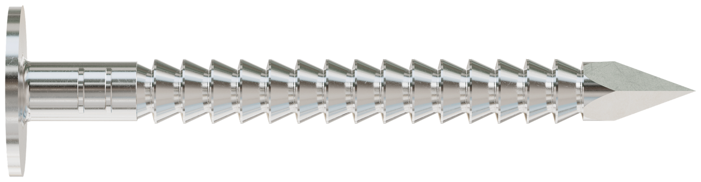 Simpson Strong-Tie T410ARNB Roofing Nail, Annular Ring Shank — 1-1/2-in. x .131-in. Type 316 Stainless Steel (25 lb.)