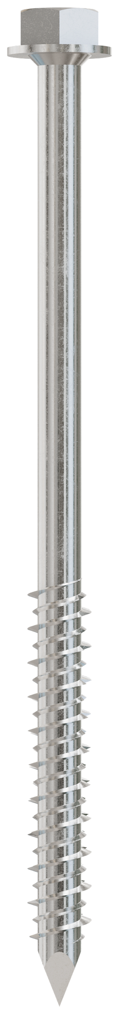 Simpson Strong-Tie TTN25334HSS Titen® 1/4 in. x 3-3/4 in. Hex-Head Stainless-Steel Concrete and Masonry Screw (100-Qty) (Pack of 4)