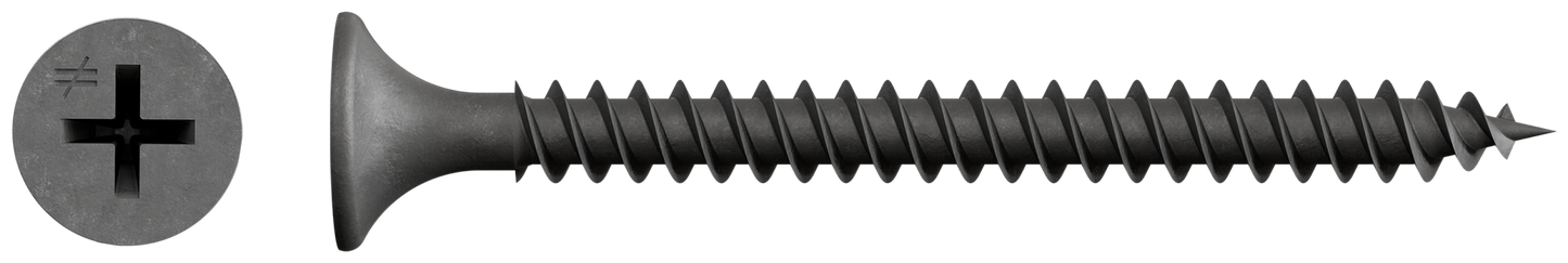 Simpson Strong-Tie DWF158PS DWF Drywall-to-CFS Screw (Collated) — #6 x 1-5/8 in. #2 Phillips Bugle Head (2500-Qty) (Pack of 100)