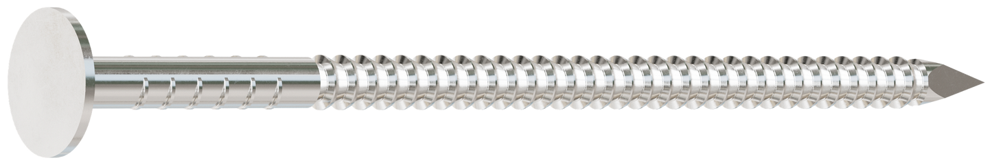 Simpson Strong-Tie T1010ARN5 Roofing Nail, Annular Ring Shank — 3-in. x .131-in. Type 316 Stainless Steel (5 lb.) (Pack of 6)