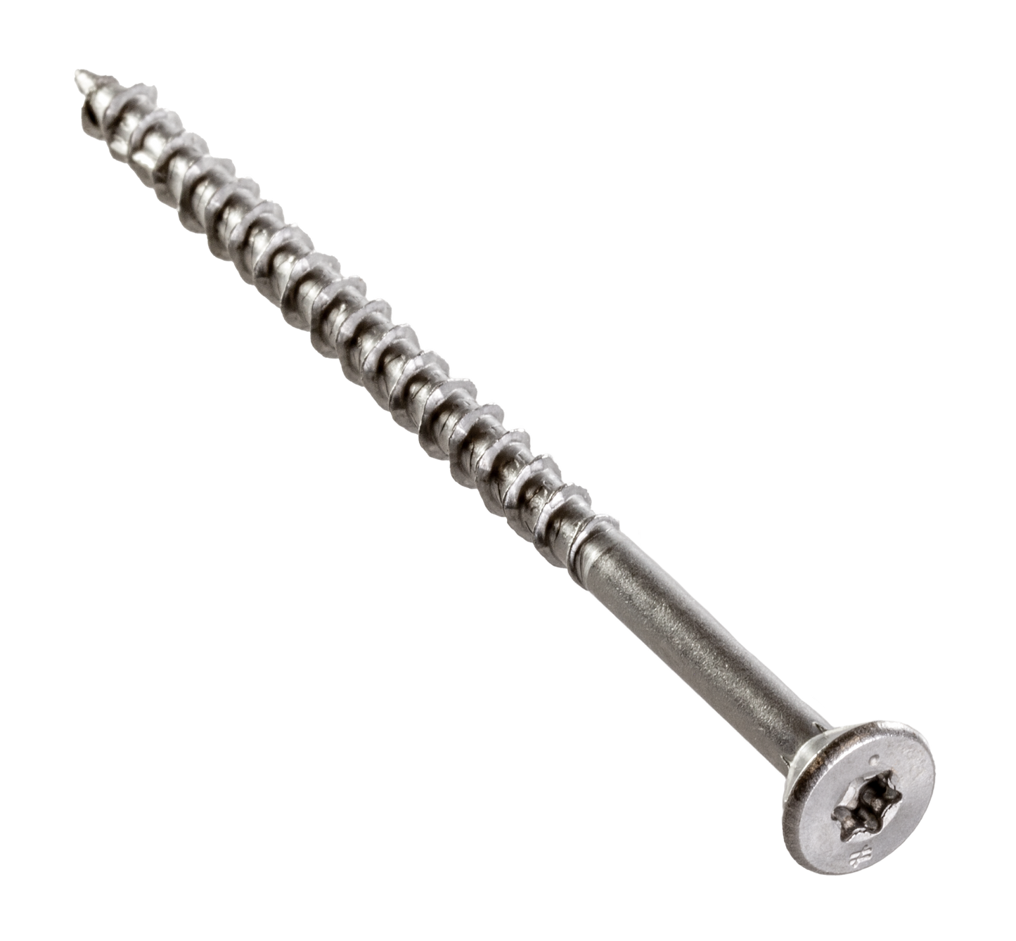 Simpson Strong-Tie T12400WPB Strong-Drive® DWP WOOD SS Screw — #12 x 4 in. T-27, Flat Head, Type 316 (750-Qty) (Pack of 64)