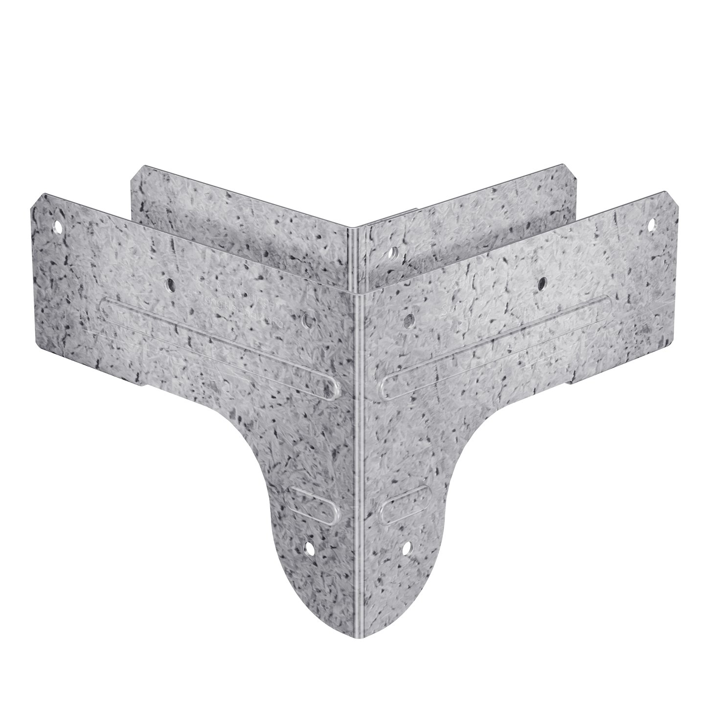 Simpson Strong-Tie RTC2Z RTC 18-Gauge ZMAX® Galvanized Rigid Tie® Corner Connector for 2x Joist, 2x4 Post (Pack of 12)