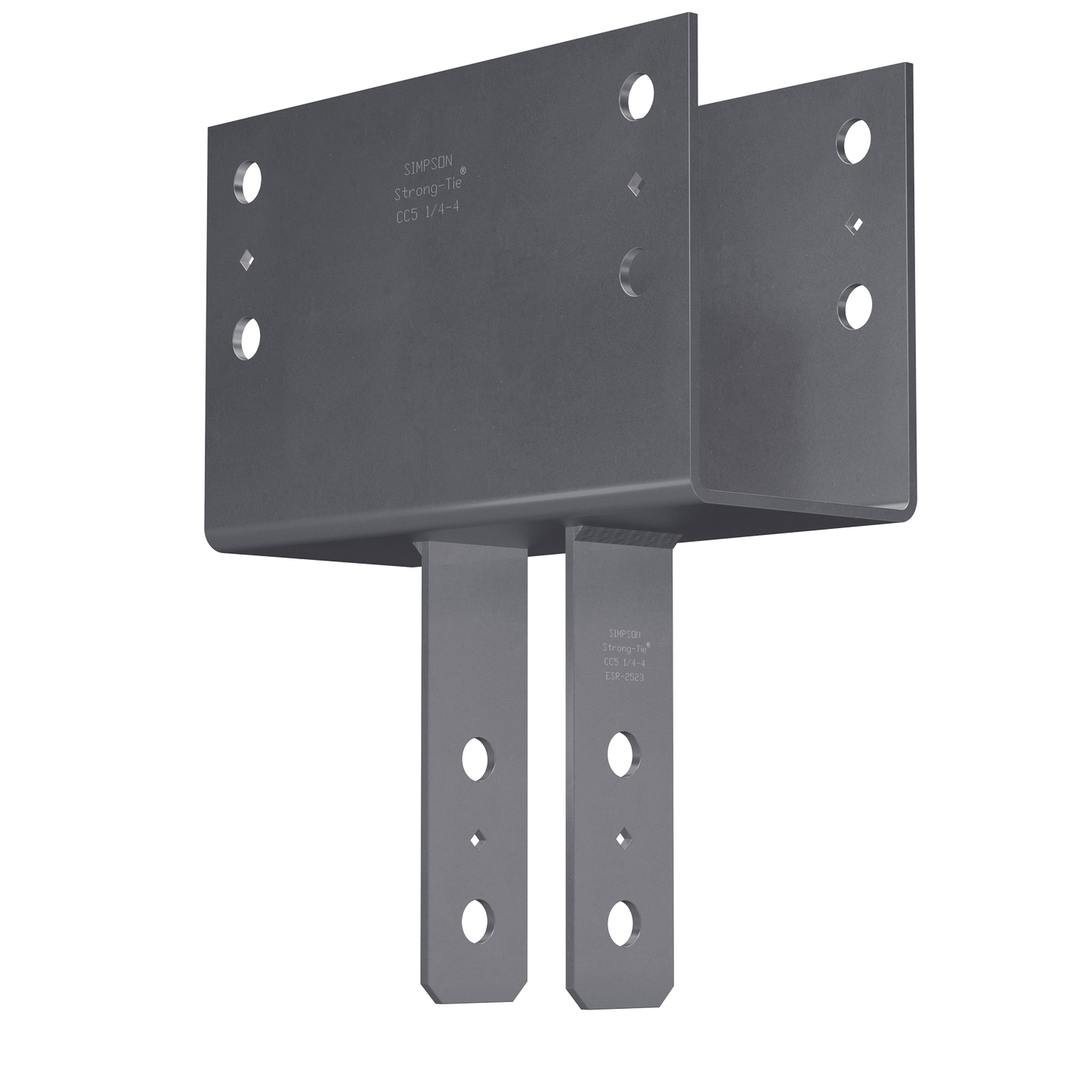 Simpson Strong-Tie CC5 1/4-4 CC Column Cap for 5-1/8 in. Beam, 4x Post