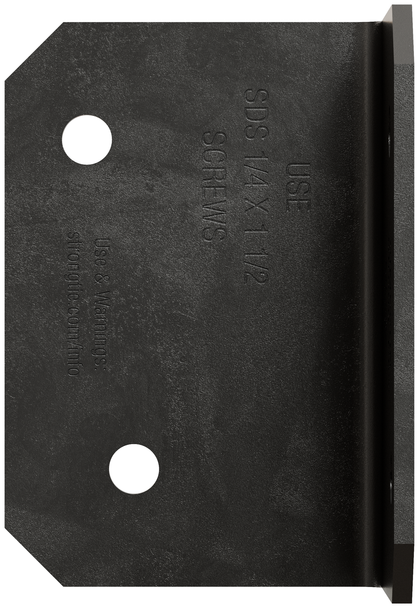 Simpson Strong-Tie ML23PC Outdoor Accents® MLPC 2 in. x 3 in. 12-Gauge ZMAX®, Black Powder-Coated Medium L Angle (Pack of 2800)