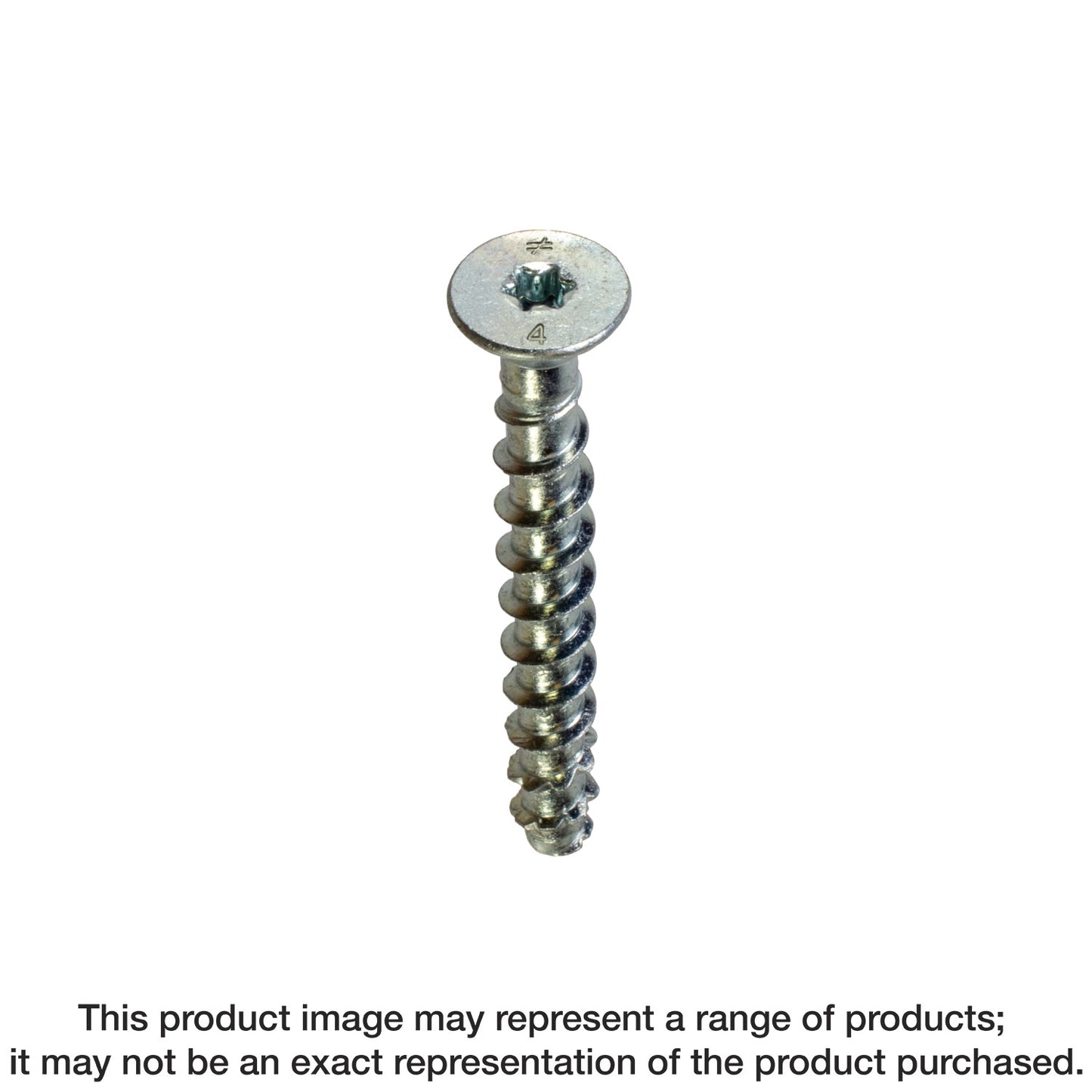 Simpson Strong-Tie THDB25234CS Titen HD® 1/4 in. x 2-3/4 in. Zinc-Plated Countersunk Head Heavy-Duty Screw Anchor (50-Qty) (Pack of 490)