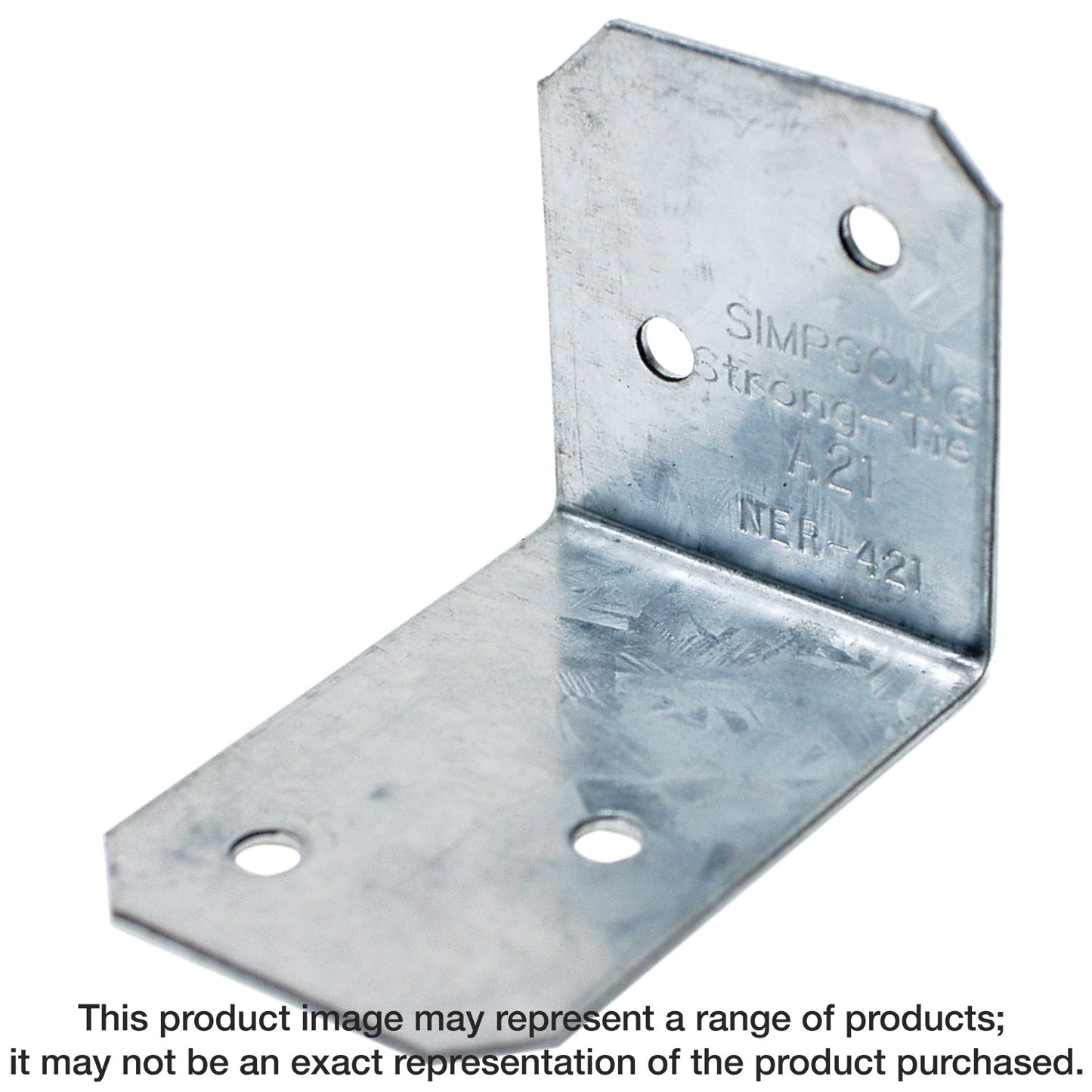 Simpson Strong-Tie A21 2 in. x 1-1/2 in. x 1-3/8 in. Galvanized Angle (Pack of 200)