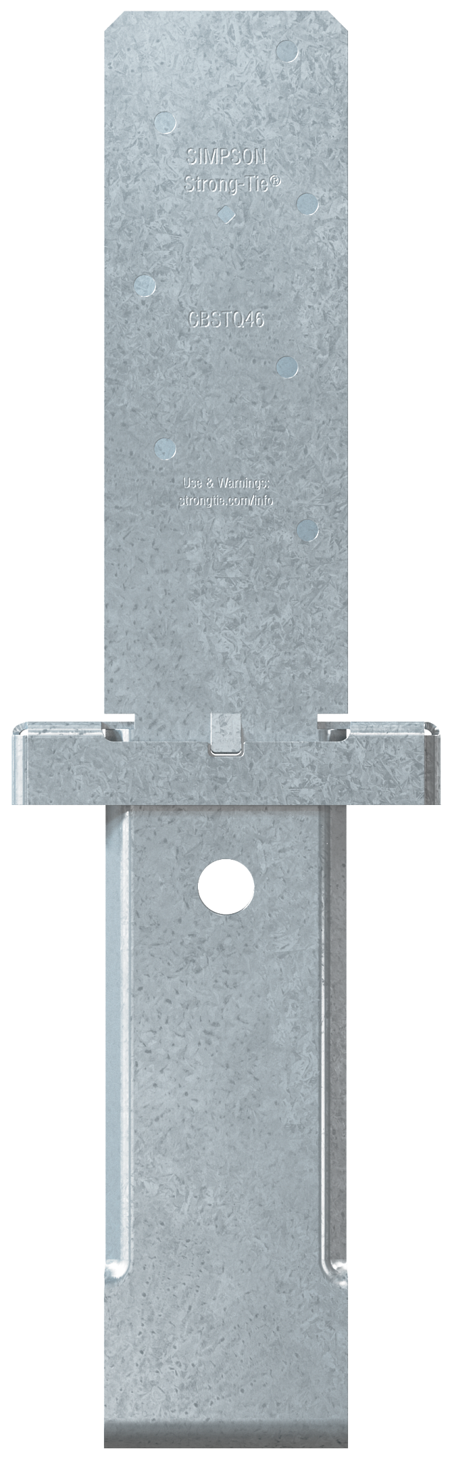 Simpson Strong-Tie CBSTQ46Z-SDS2 CBSTQ™ ZMAX® Standoff Column Base for 4x6 w/ SDS Screws
