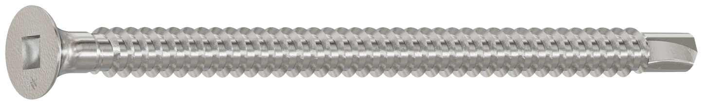 Simpson Strong-Tie F10T300BDB Self-Drilling Bugle-Head Screw — #10 x 3 in. #2 Square Drive, Type 410 (1500-Qty)