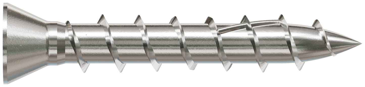 Simpson Strong-Tie S07100WP1 Deck-Drive™ DWP WOOD SS Screw — #7 x 1 in. T-15, Trim Head, Type 305 (1 lb.) (Pack of 10)