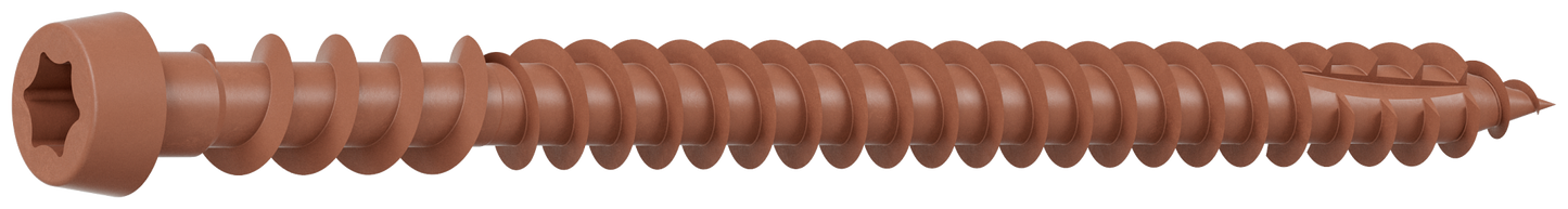 Simpson Strong-Tie DCU234TN03MB Deck-Drive™ DCU COMPOSITE Screw — #10 x 2-3/4 in. T20, Quik Guard®, Tan 03 (1750-Qty)