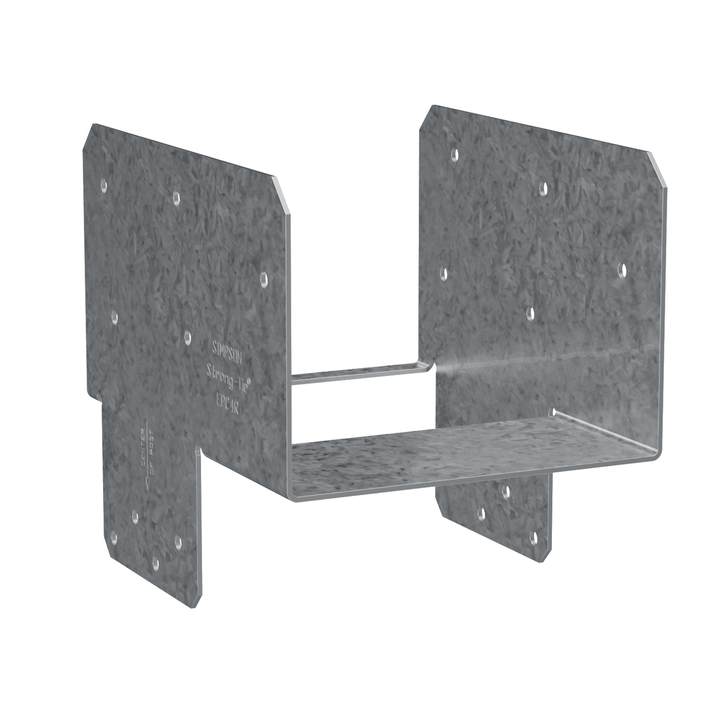 Simpson Strong-Tie EPC4RZ EPCZ™ ZMAX® Galvanized End Post Cap for 4x Rough (Pack of 10)