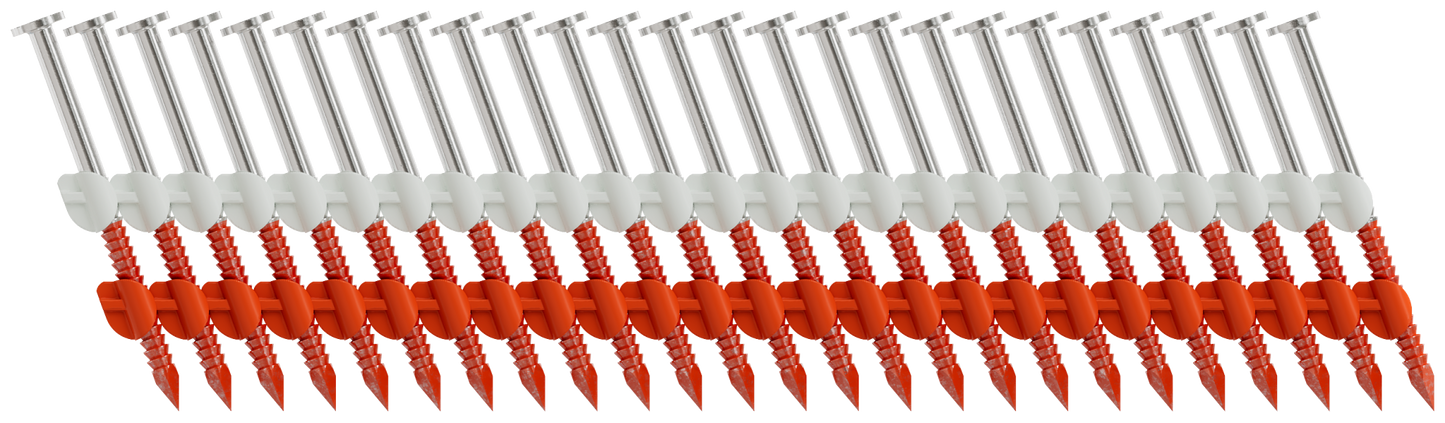 Simpson Strong-Tie S11A200CNB 20°–22° Plastic Strip, Full Round Head, Ring-Shank Nail — 2 in. x 0.120 in. Type 304 (5000-Qty)