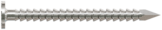 Simpson Strong-Tie S2ACN1 Common Nail, Annular Ring Shank — 1-in. x .072-in. Type 304 Stainless Steel (1 lb.)