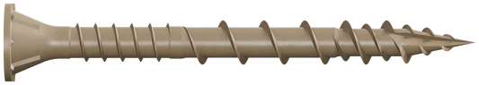 Simpson Strong-Tie DSVT2R1LB Deck-Drive™ DSV WOOD Screw — #10 x 2 in. T-25, Flat Head, Quik Guard®, Tan (1 lb.) (Pack of 1620)