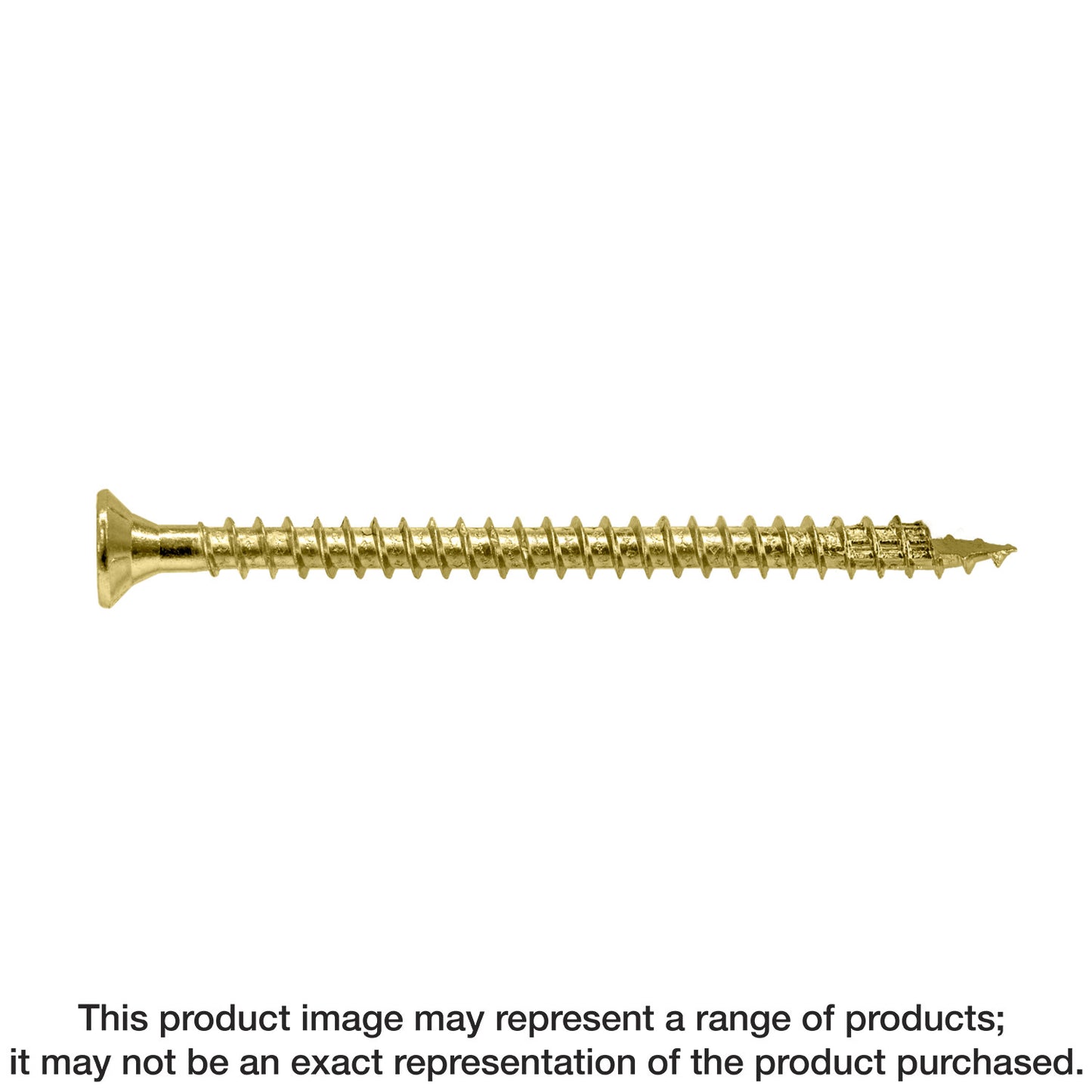 Simpson Strong-Tie SDCF22434 Strong-Drive® SDCF TIMBER-CF Screw — 0.315 in. x 4-3/4 in. T40, Yellow Zinc (250-Qty) (Pack of 39)