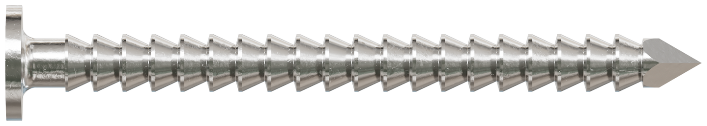 Simpson Strong-Tie T2KR51 Premium Siding Nail — 1-in. x 5/32-in. Head Dia., Type 316 Stainless Steel (1 lb.)
