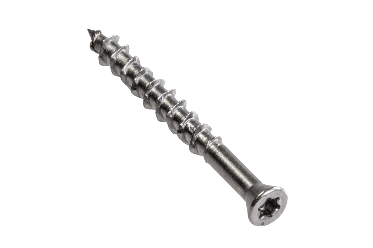 Simpson Strong-Tie T07162WP1 Deck-Drive™ DWP WOOD SS Screw — #7 x 1-5/8 in. T-15, Trim Head, Type 316 (1 lb.) (Pack of 800)