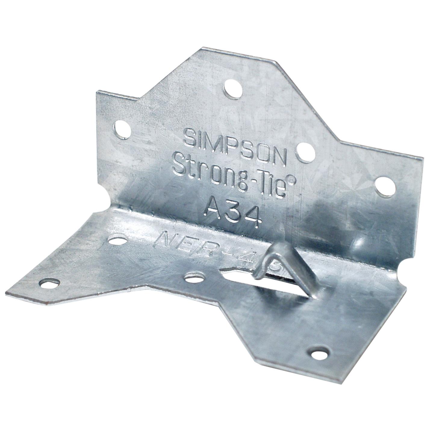 Simpson Strong-Tie A34Z 1-7/16 in. x 2-1/2in. ZMAX® Galvanized Framing Angle (Pack of 7200)