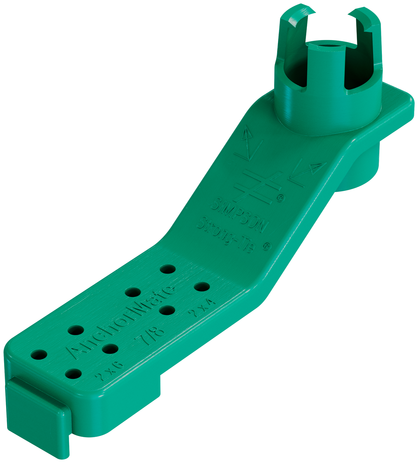 Simpson Strong-Tie AM 7/8 AnchorMate® 7/8-in. Dia. Anchor Bolt Holder — Green (100-Qty) (Pack of 60)