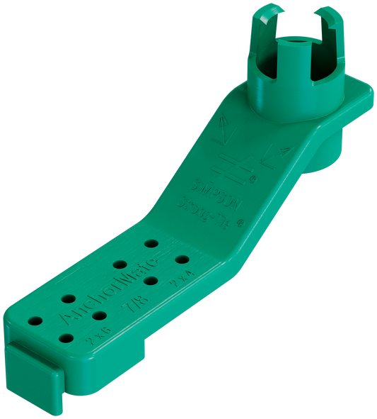 Simpson Strong-Tie AM 7/8 AnchorMate® 7/8-in. Dia. Anchor Bolt Holder — Green (100-Qty)