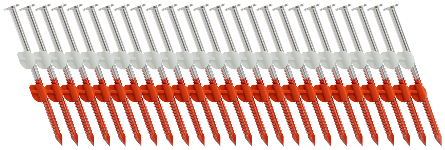 Simpson Strong-Tie S12A237CNB 20°–22° Plastic Strip, Full Round Head, Ring-Shank Nail — 2-3/8 in. x .113 in. Type 304 (5000-Qty)